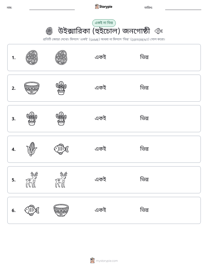 একই বা ভিন্ন