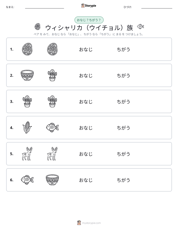 同じか違うか