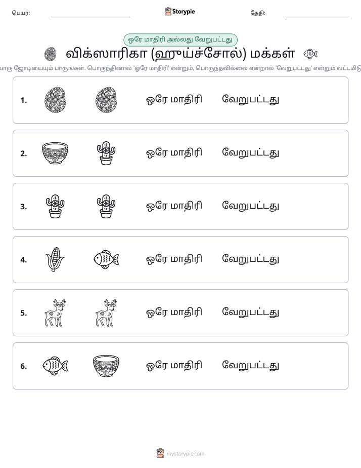 அதே அல்லது மாறுபட்டது