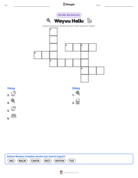 Wayuu Halkı yazdırılabilir çalışma sayfası önizlemesi
