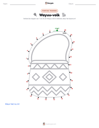 Wayuu-volk afdrukbare werkblad voorbeeld