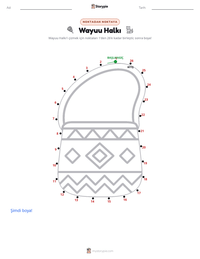 Wayuu Halkı yazdırılabilir çalışma sayfası önizlemesi