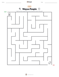Wayuu People printable worksheet preview