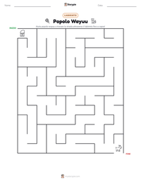 Anteprima della scheda stampabile di Popolo Wayuu