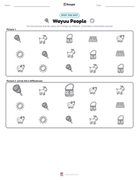 Wayuu People printable worksheet preview