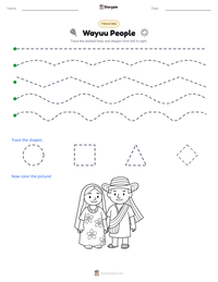 Wayuu People printable worksheet preview
