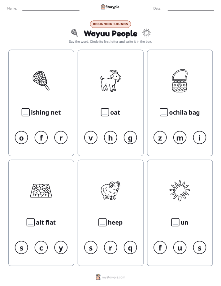 Beginning Sounds