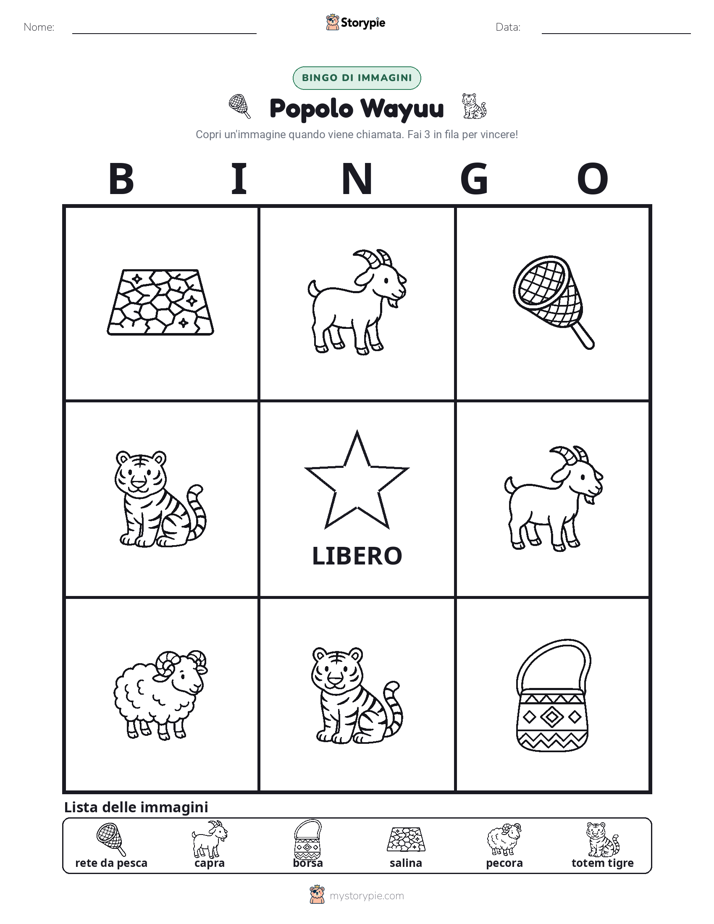 Bingo delle Immagini