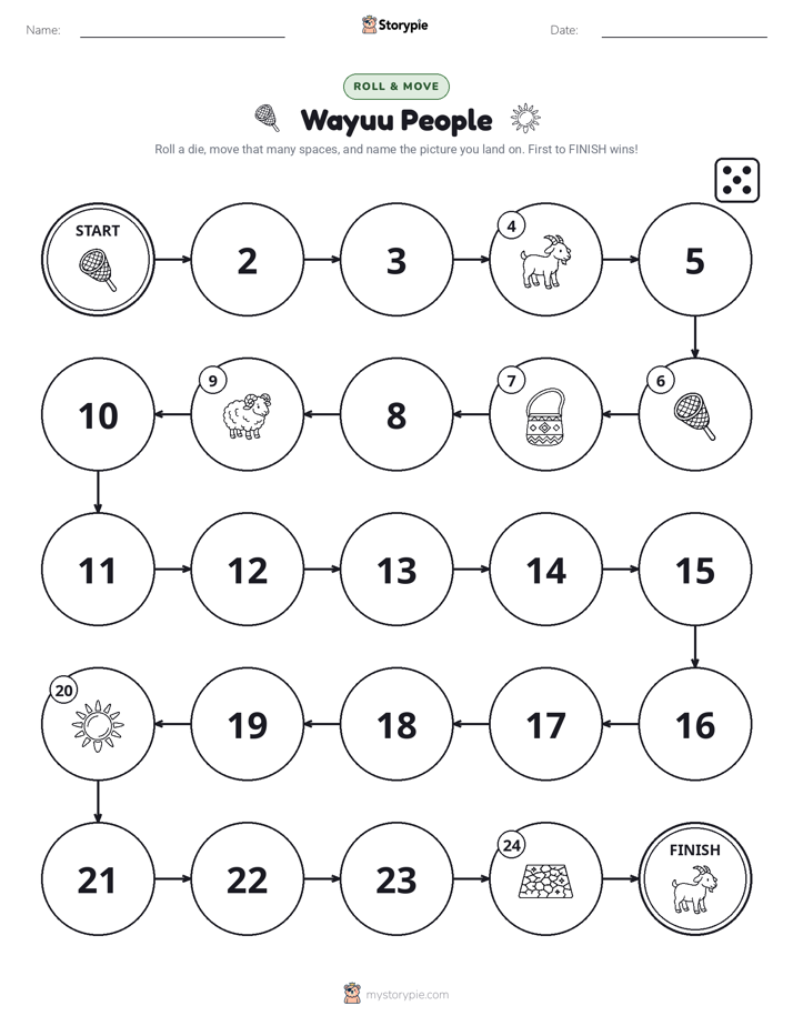 Roll & Move Game