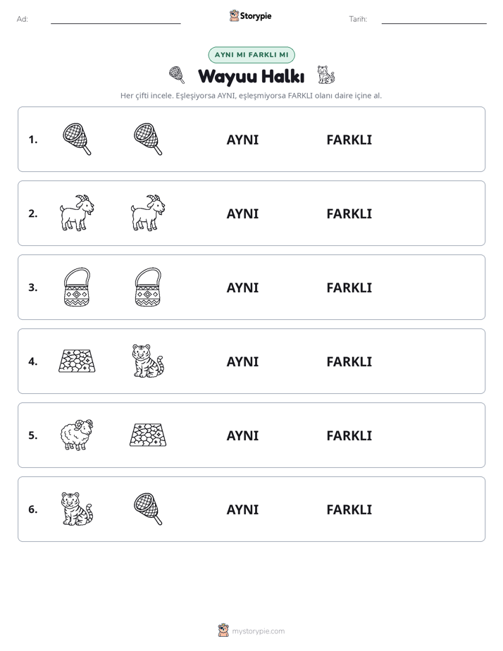 Aynı mı Farklı mı