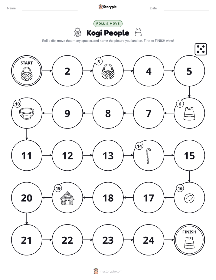 Roll & Move Game