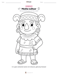 Moche-cultuur afdrukbare werkblad voorbeeld