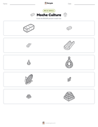 Moche Culture printable worksheet preview
