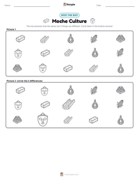 Moche Culture printable worksheet preview