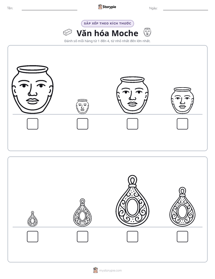 Thứ Tự Kích Thước