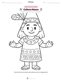 Vista previa de la hoja de trabajo imprimible de Cultura Nazca