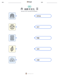 纳斯卡文化 可打印工作表预览