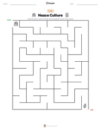 Nazca Culture printable worksheet preview