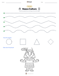 Nazca Culture printable worksheet preview