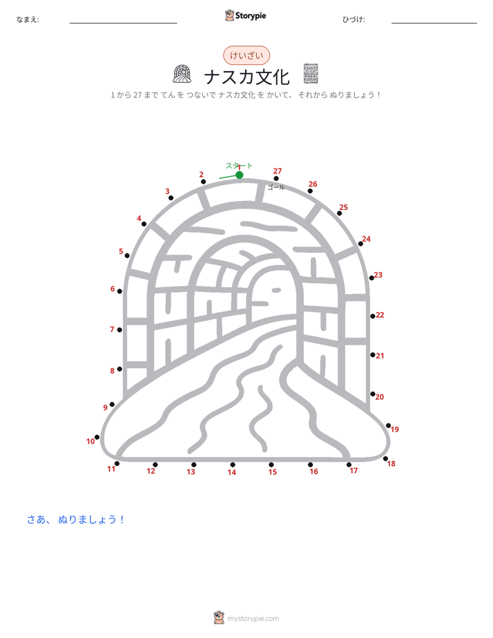 点つなぎ