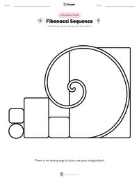 Fibonacci Sequence printable worksheet preview