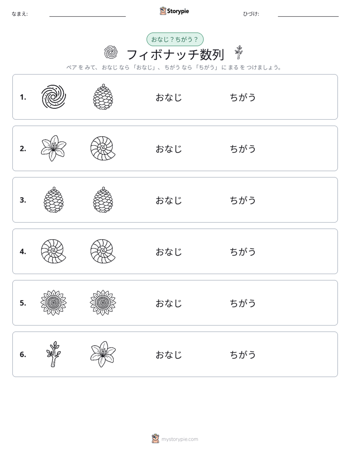同じか違うか