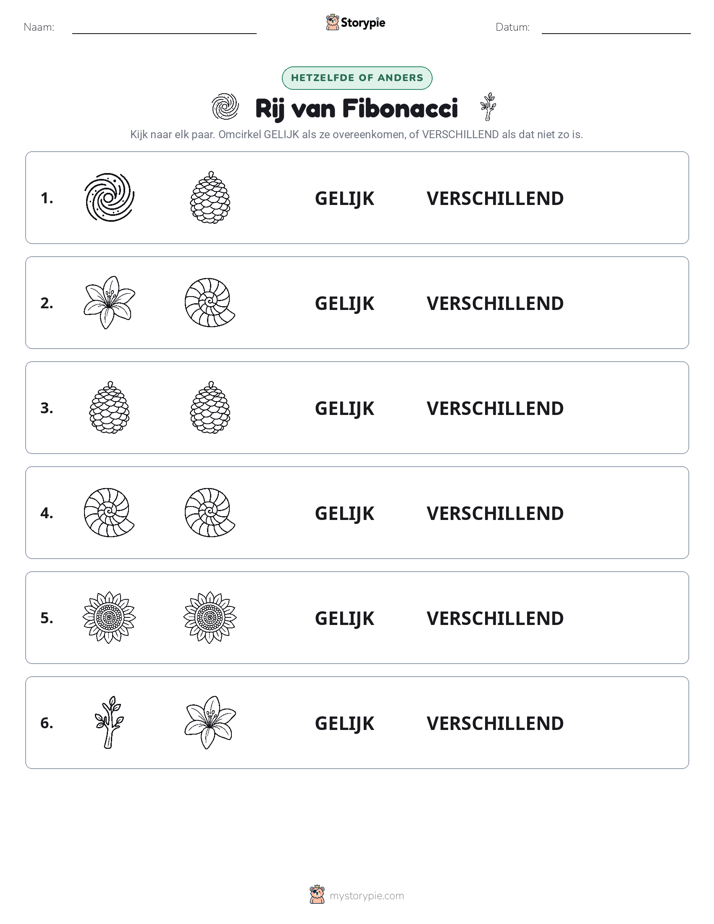 Zelfde of Verschillend