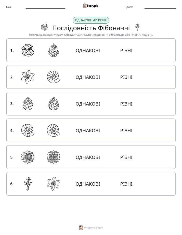 Однакові чи різні