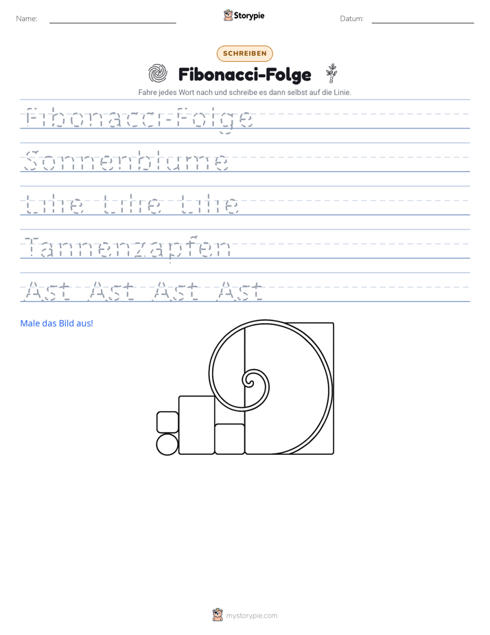 Schreibübung