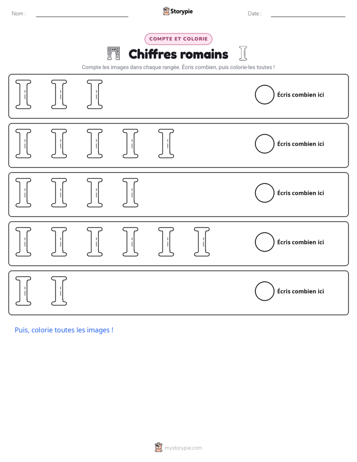 Compter & Colorier