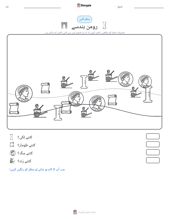 گنتی کا منظر