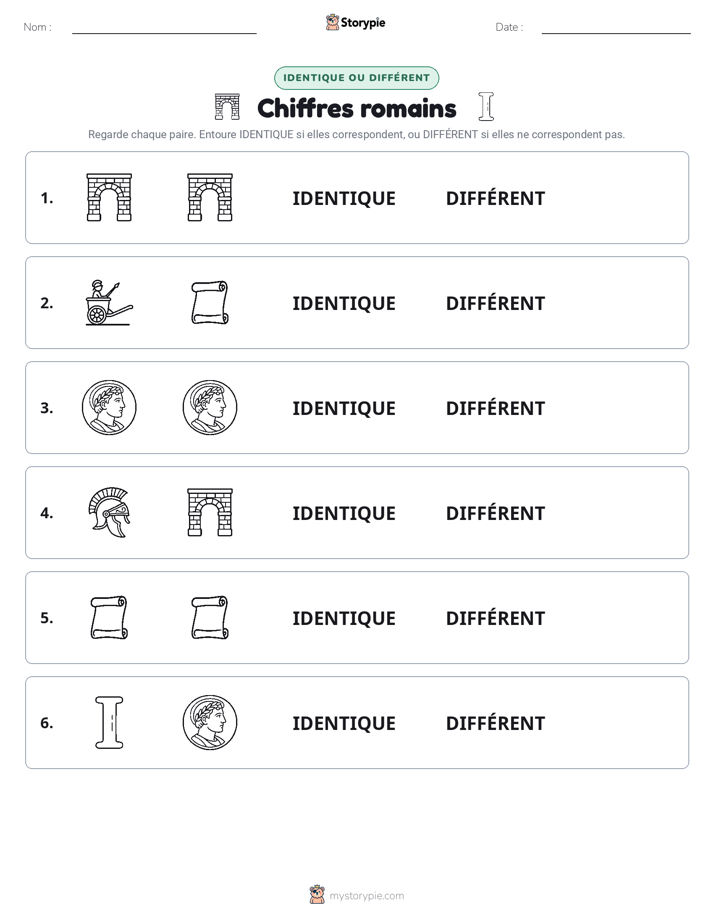 Identique ou Différent