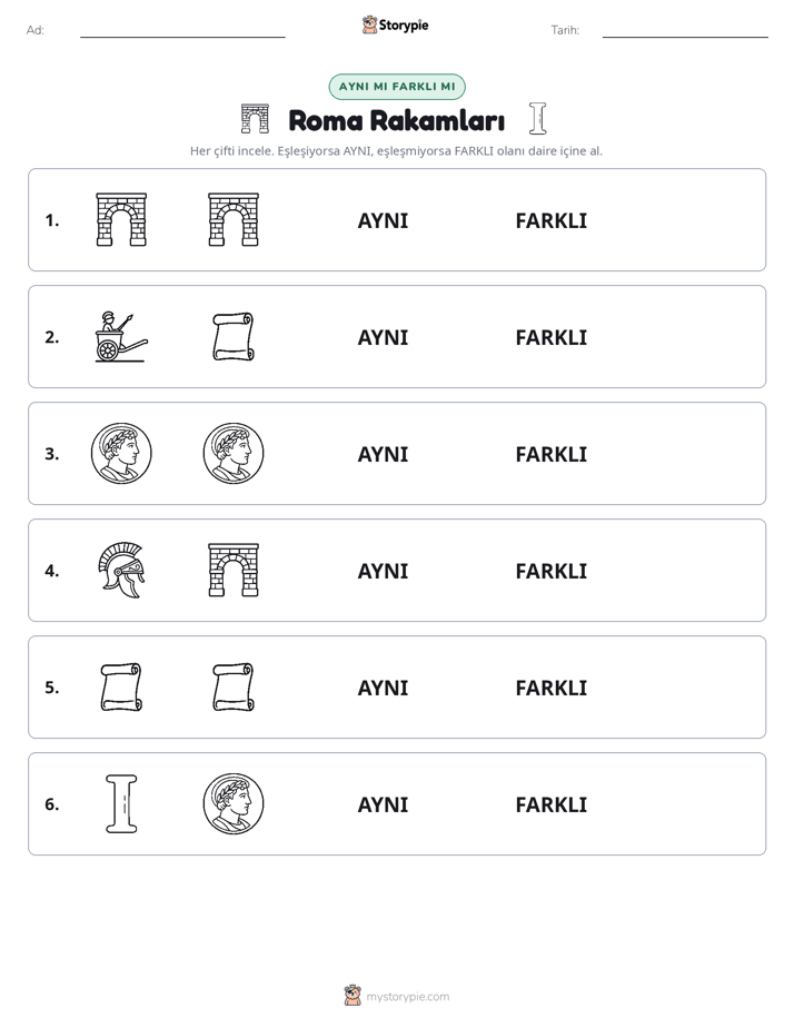 Aynı mı Farklı mı