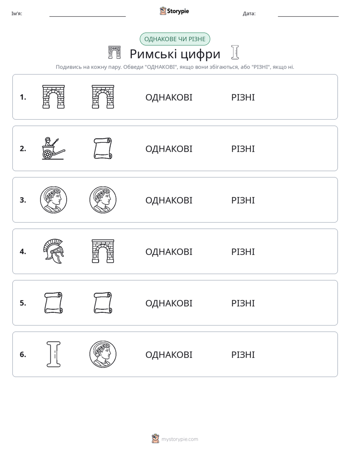 Однакові чи різні