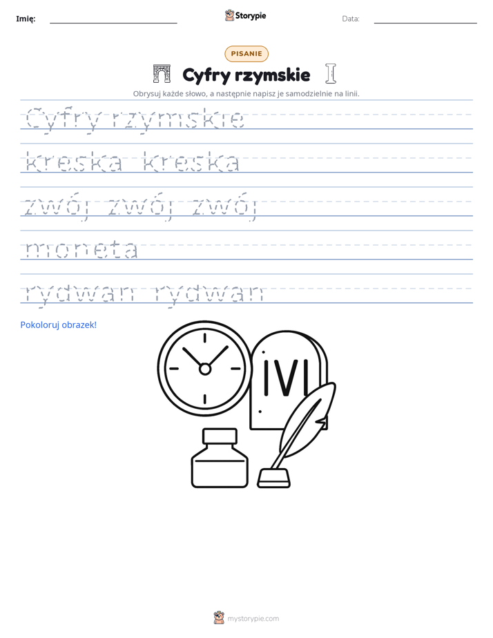 Ćwiczenie Pisania