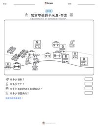 加富尔伯爵卡米洛·奔索 可打印工作表预览