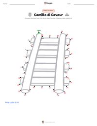Camillo di Cavour printable worksheet preview