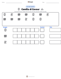 Camillo di Cavour printable worksheet preview