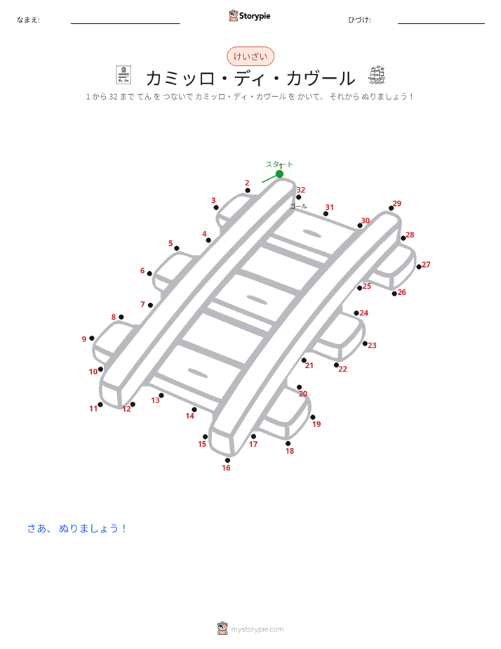 点つなぎ