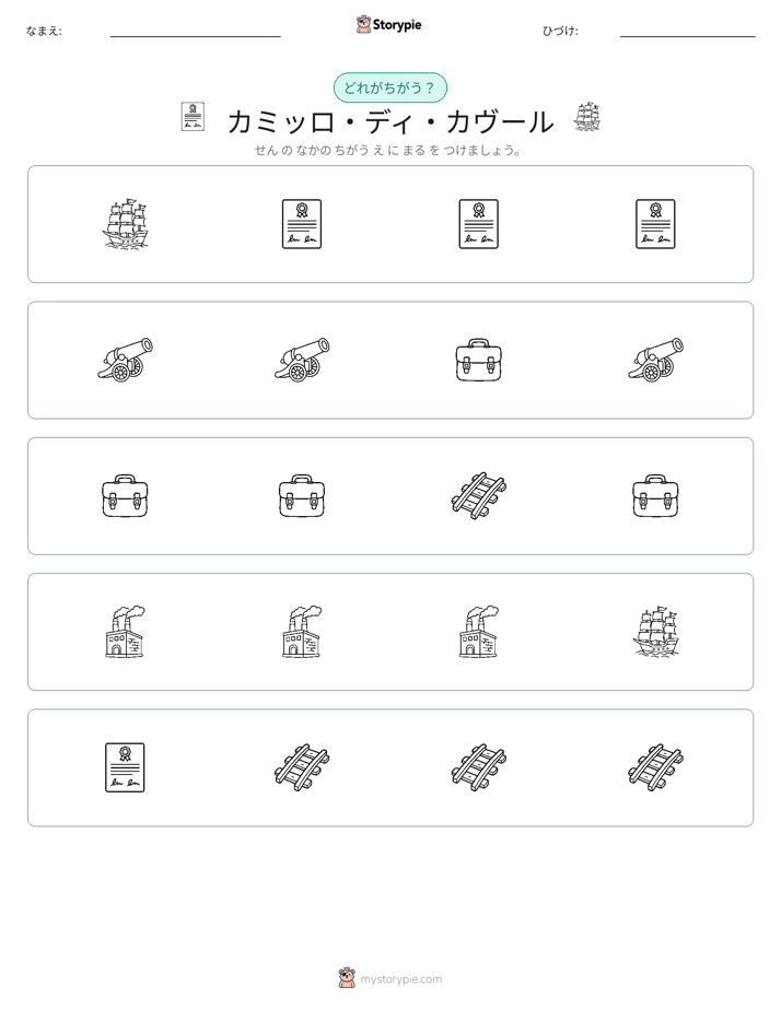 異なるものを見つけよう