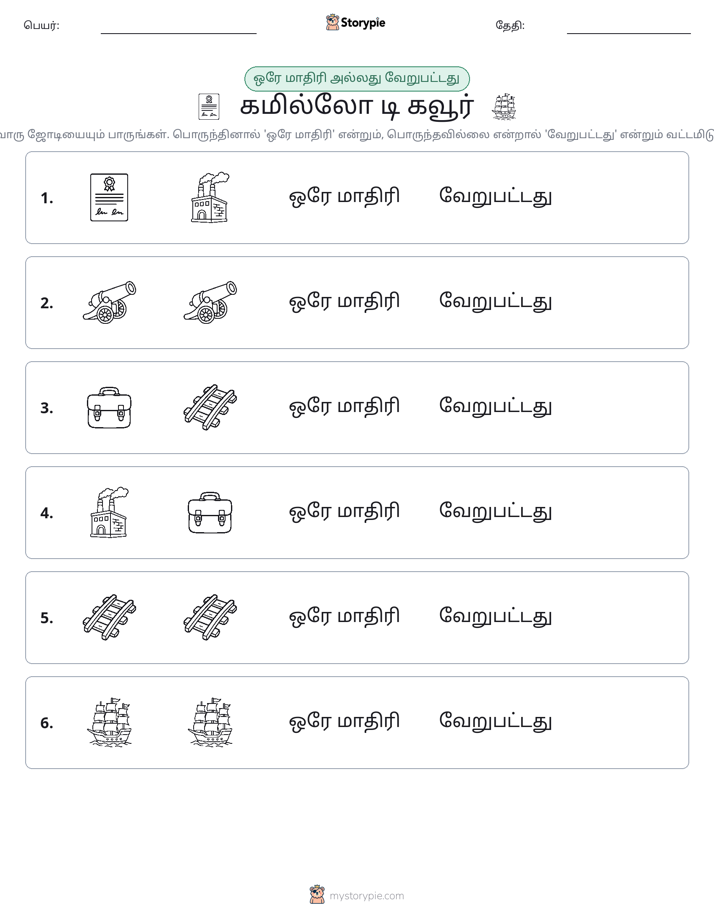 அதே அல்லது மாறுபட்டது