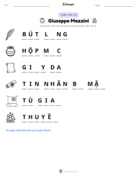 Xem trước tài liệu in sẵn Giuseppe Mazzini