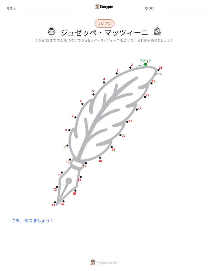 点つなぎ
