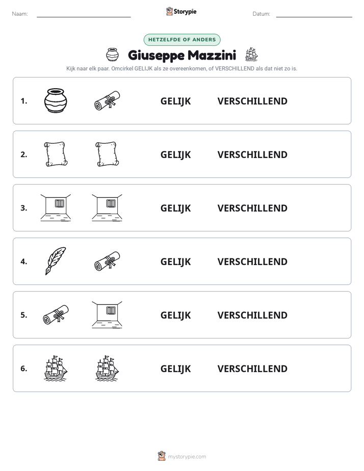 Zelfde of Verschillend