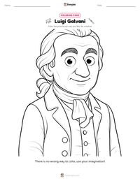 Luigi Galvani printable worksheet preview