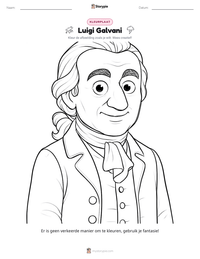 Luigi Galvani afdrukbare werkblad voorbeeld