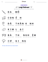Xem trước tài liệu in sẵn Luigi Galvani