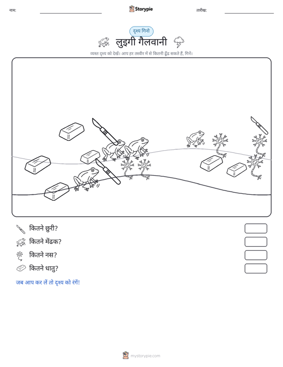 गिनती दृश्य