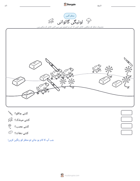 گنتی کا منظر