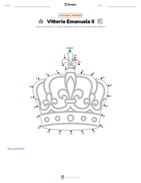 Anteprima della scheda stampabile di Vittorio Emanuele II
